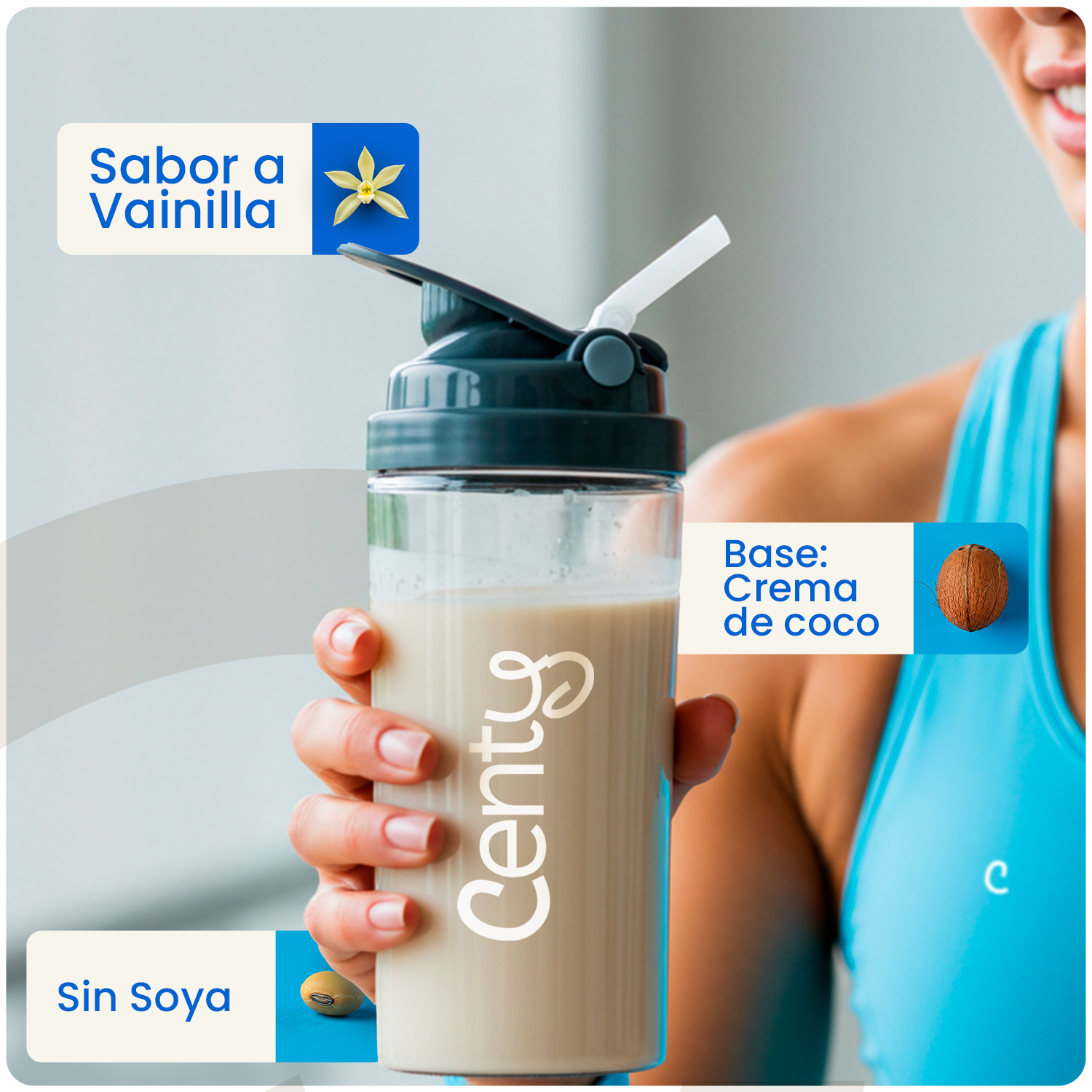 Proteína whey Centy x900g