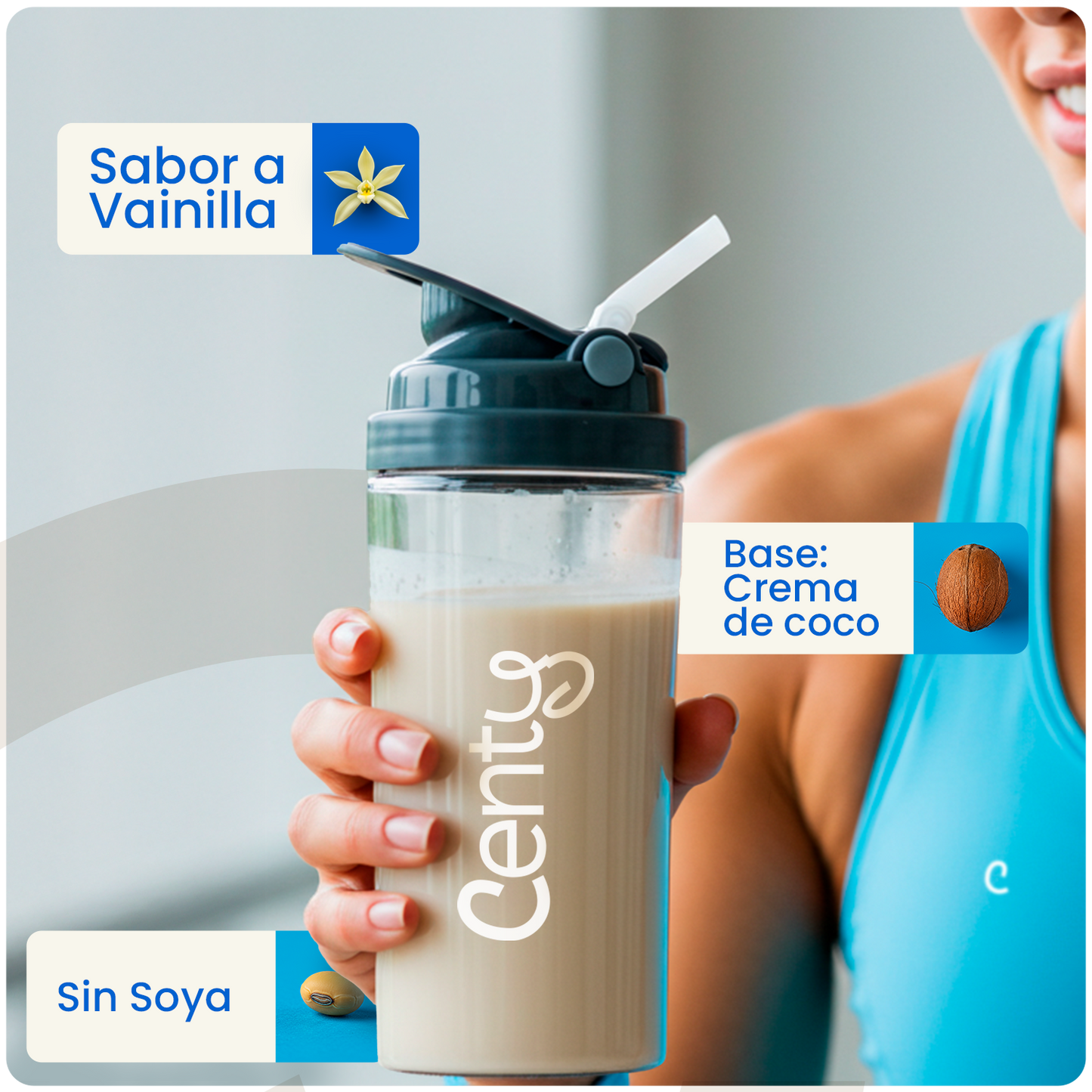 Proteína whey Centy x900g