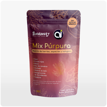 Mix Púrpura - Mezcla de berries, especias y hongos