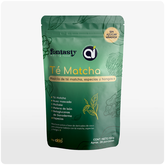 Té Matcha - Mezcla de té matcha, especias y hongos